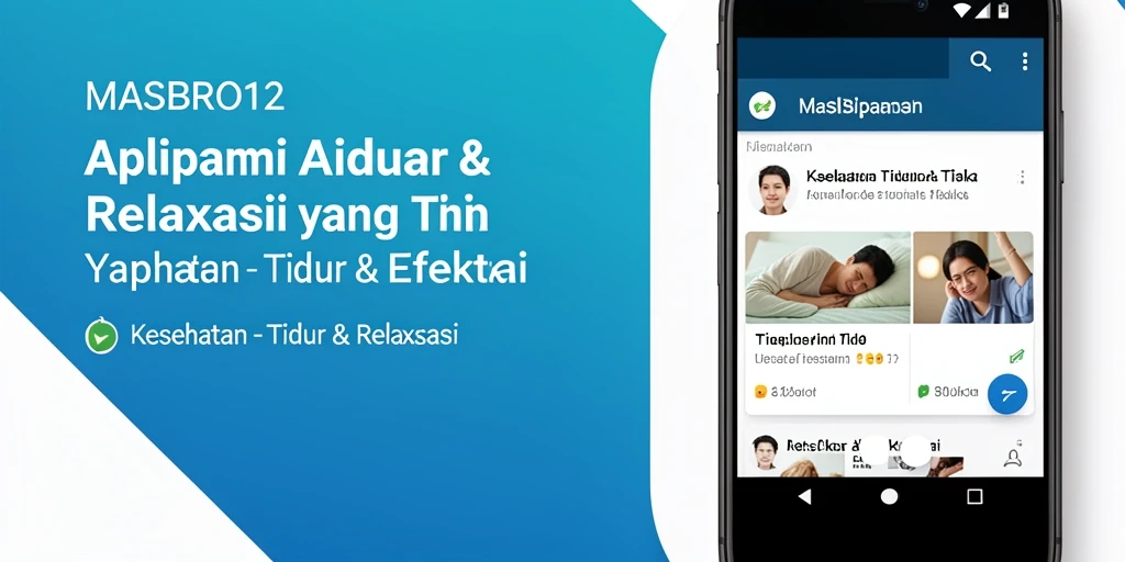 Antarmuka <strong>MASBRO12</strong> yang mudah digunakan untuk relaksasi dan tidur.