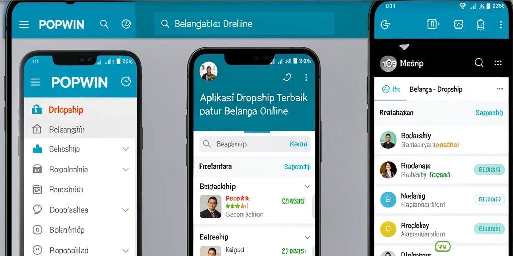Tampilan antarmuka pengguna POPWIN yang menarik dan mudah digunakan.
