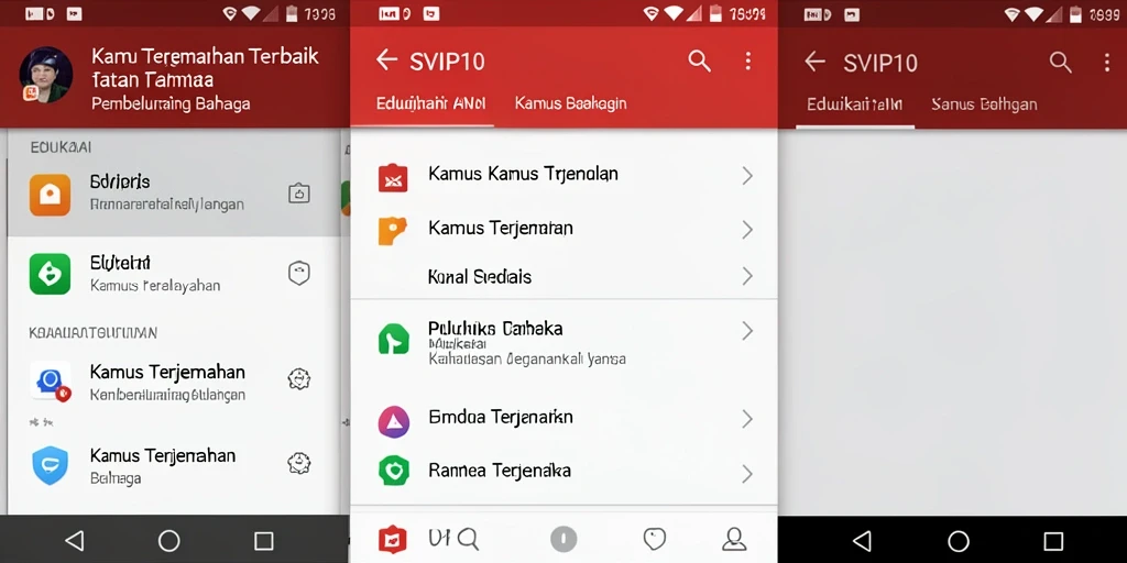 Tampilan antarmuka pengguna SVIP10 yang sederhana dan fungsional.